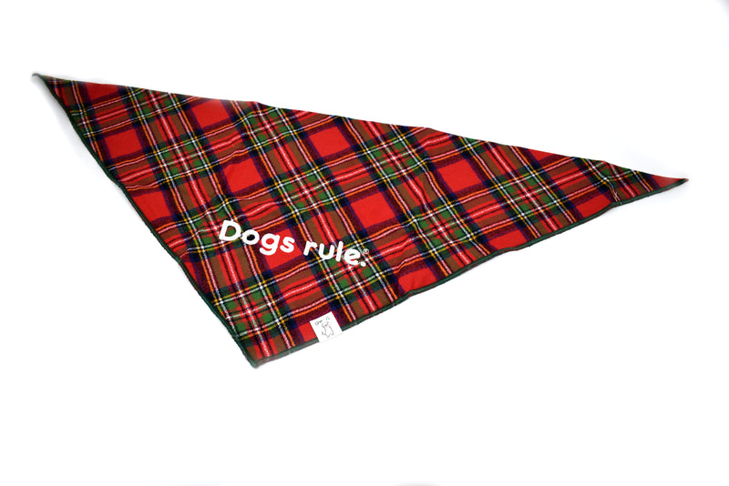 Plaid Holiday Bandana