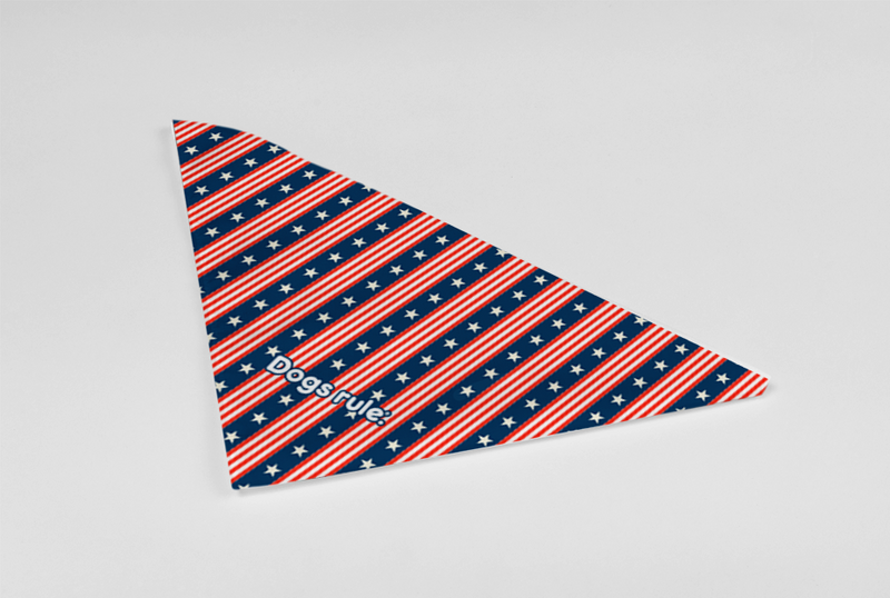 Stars and Stripes Pup Bandana